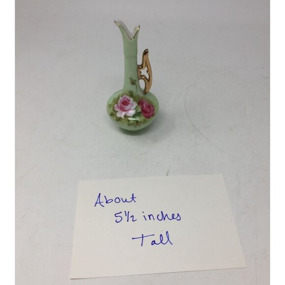 Vintage Hand Painted Lefton China 748 Mini Bud Vase - Picture 8 of 8
